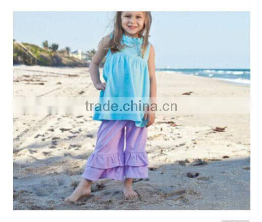 wholesale kids christmas pajamas 100% cotton for American Boutique Green stripes kids pajamas set baby and boy pajamas clothes