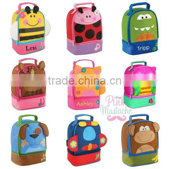 Wholesale Little Kid Personalized Embroidered Lunch Box