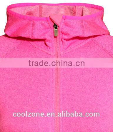 High quality wholesale outside jacket with hood comfortable sports wear for women