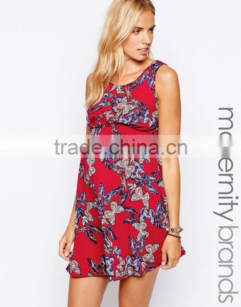 New Look Maternity Tapestry Butterfly Print Dress China supplier