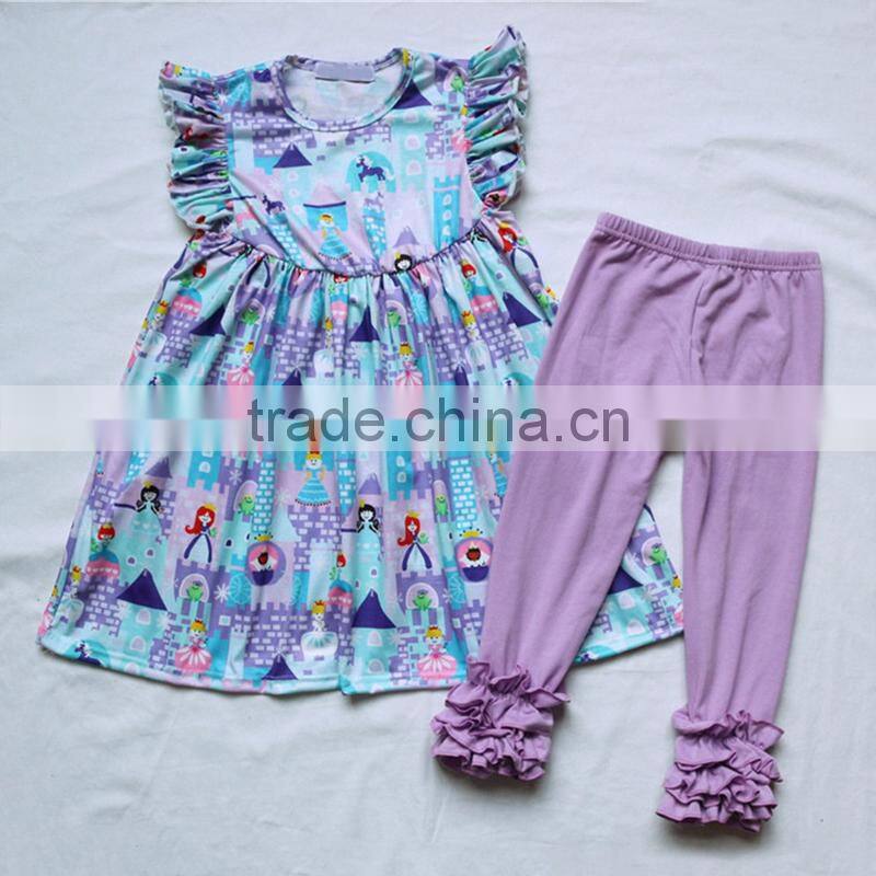 2017 Newest Spring Clothing Set Hot Sale Princess Dress Baby Girl Boutique Outfits Girls Ruffles pearl dress