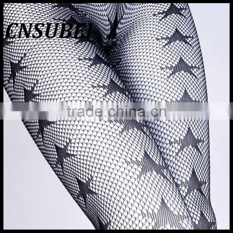 Summer sexy jacquard fishnet stockings pantyhose vintage hollow bottoming tights