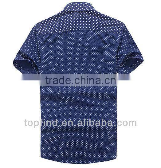Fashion Latest dot style Short Sleeve Shirt for Men