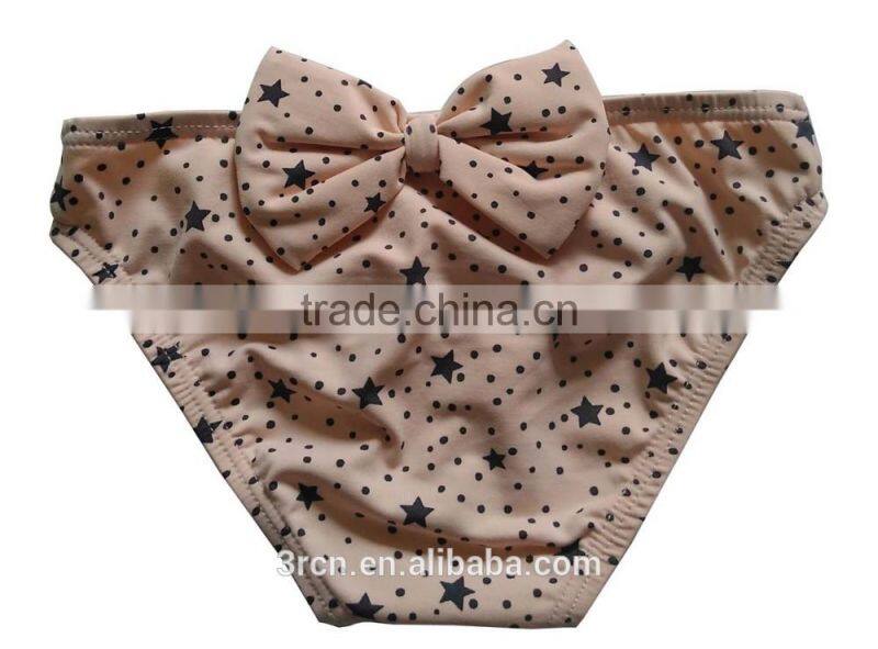 cute girls briefs bow star AOP