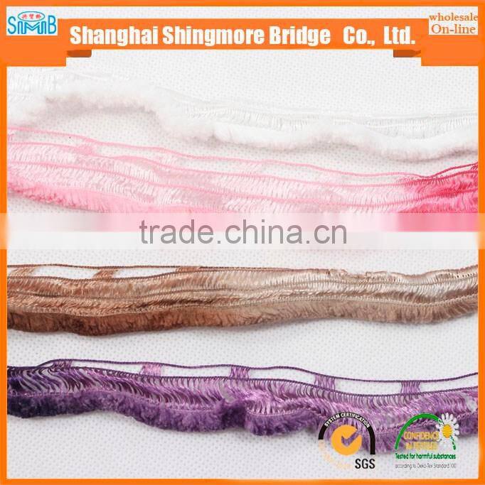 100% polyester railway fancy knitting yarn for hand knitting scarf