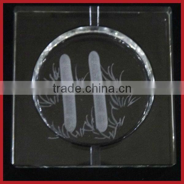 2013 Fashion Crystal Ashtray Stand,Engraved Crystal Ashtray For Business Gift