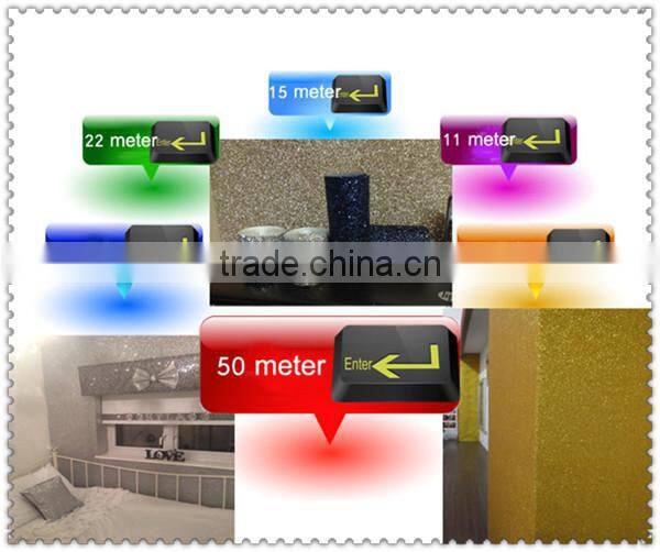 2015 Hot Sell Nonwoven wallpaper europe cheap golden fabrics packaging leather