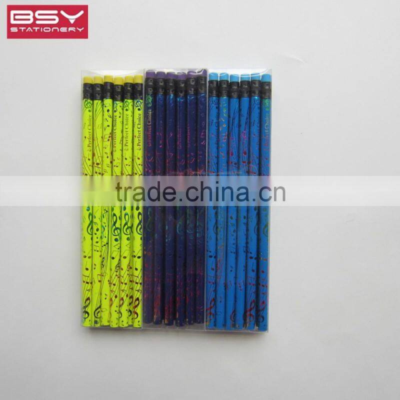 HB lead Hot foil stamping pencils