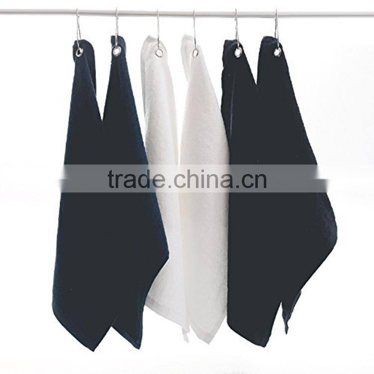 cheap mini golf towel with metal clip wholesale