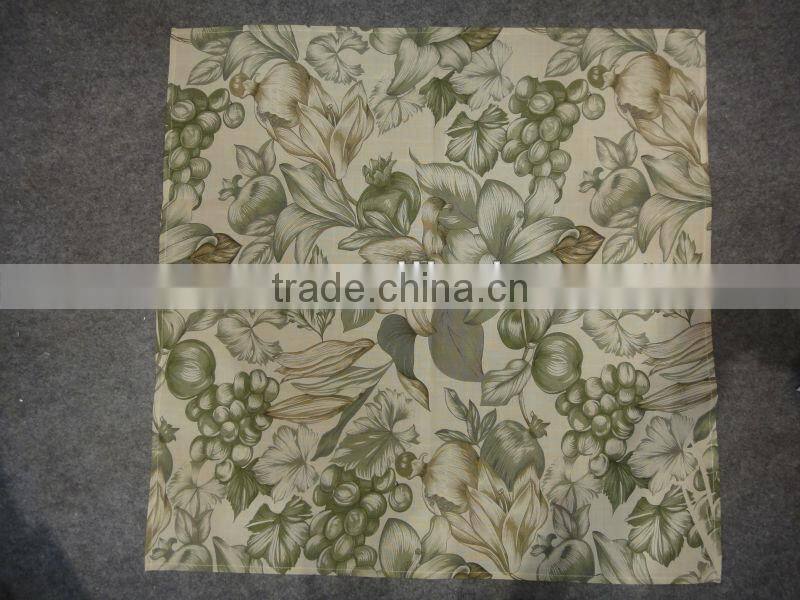 red and purple grape printed table cloth nipkin cushion fabric