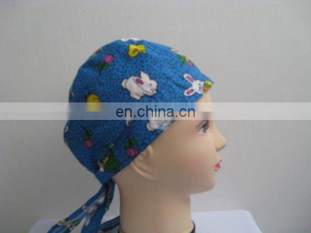 Active printed 100% cotton, bandana cap,colorful, customized, pirate cap,doo-rag