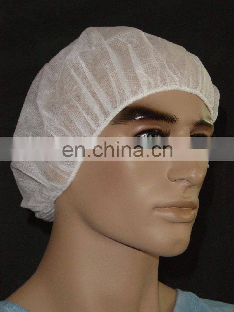 disposable PE shower cap for hotel using