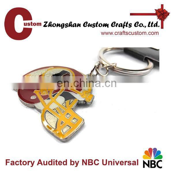 Custom hot sell wedding beer opener keychain