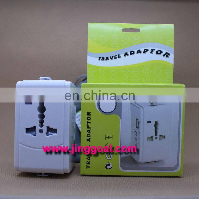 Universal Plug Adaptor with USB