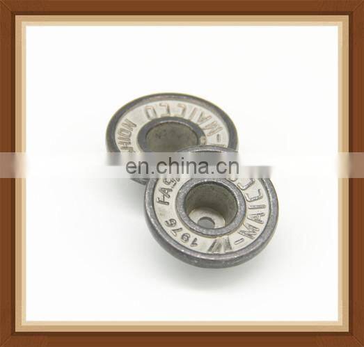 contrast tin shank button for jeans, material is zinc alloy