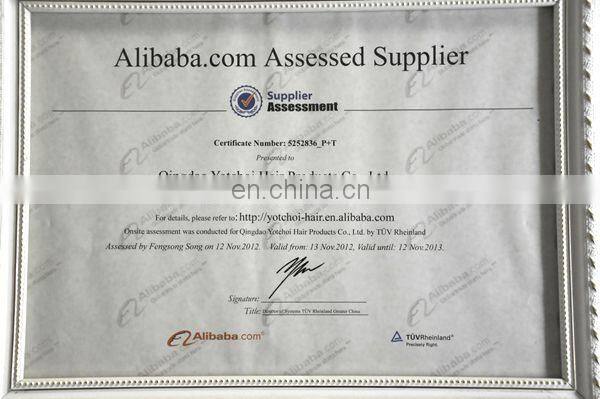 Wholesale full cuticles professional quality indian cheap remy human hair