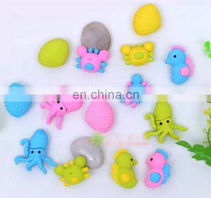 Squid Mates Sea Animal 3D Erasers