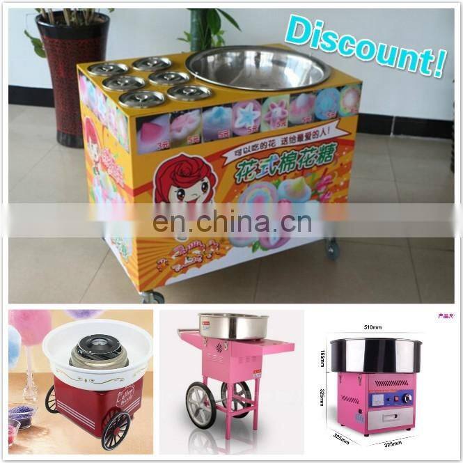 CE Certificated Commercial Cotton Candy Floss Machine and Bubble Cover