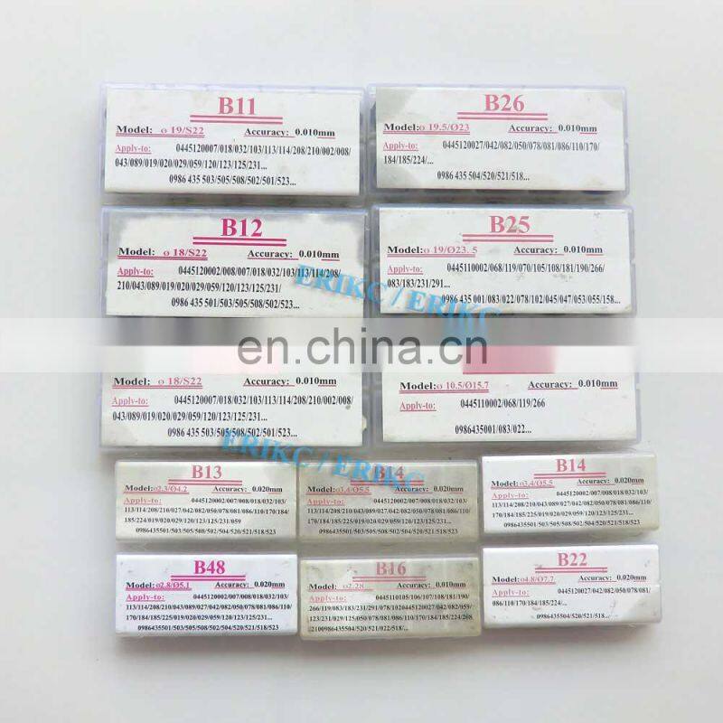 ERIKC B41 diesel fuel injector needle Valve shims high pressure car washer size: 1.11mm-1.2mm