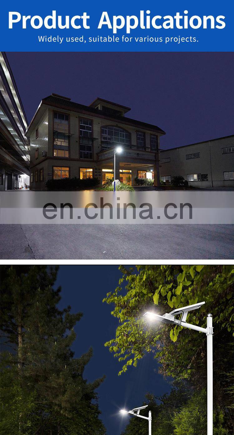 outdoor high bright 25 50 100 150 200 300 w garden road lighting solar power led street light lamp