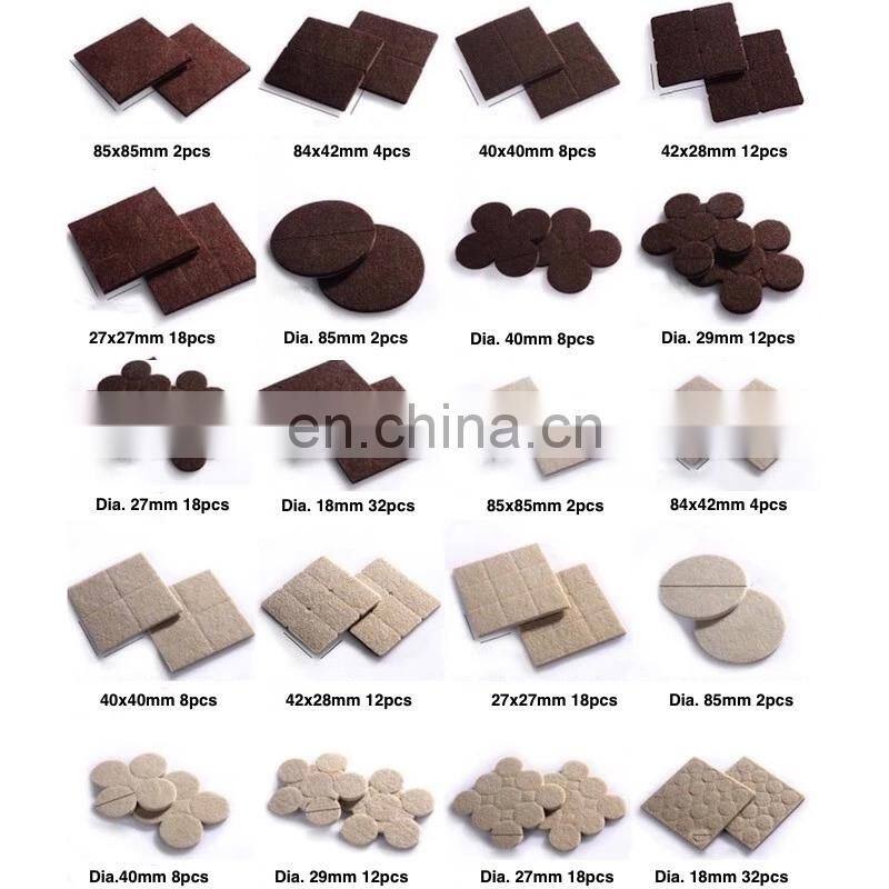 factory supply customized size felt pads set box