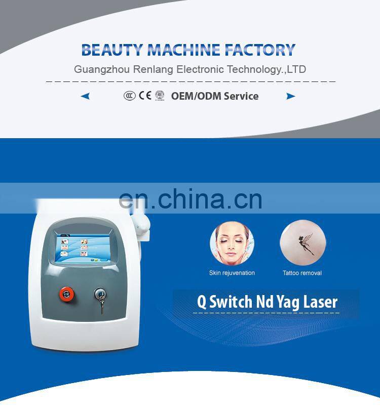 Multifunctional skin whitening eyebrow washing device Nd: Yag laser machine
