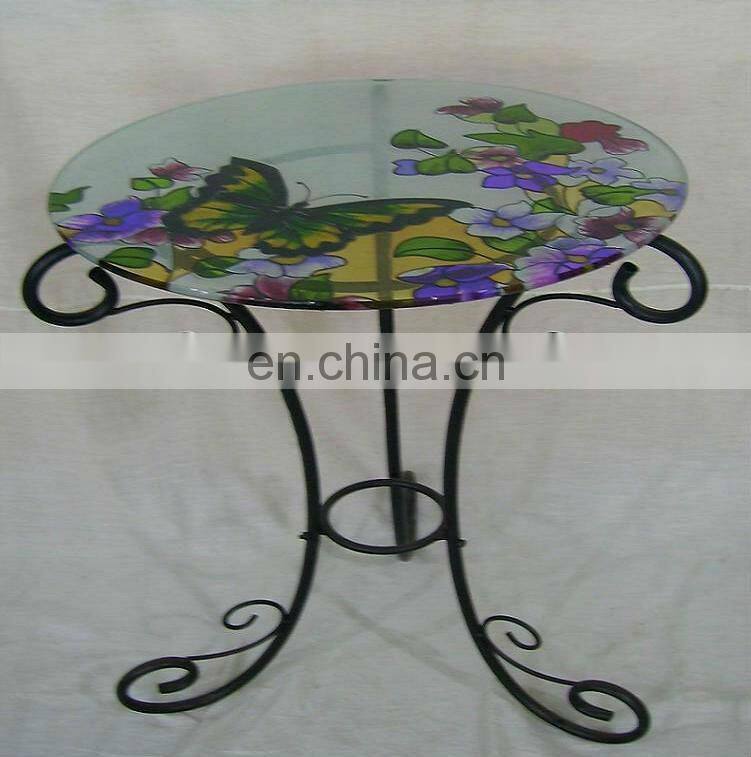 modern 12mm 15mm curved glass coffee table