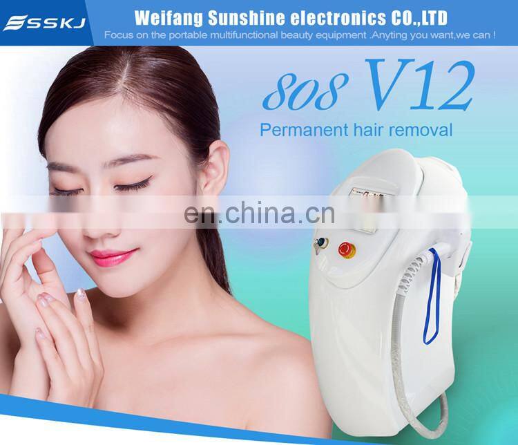 Newest painless hair removal 808nm diode laser