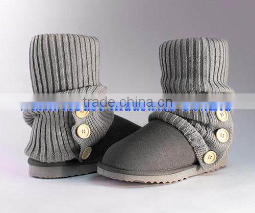 Knit boots collar snow boots for women used boots for sale