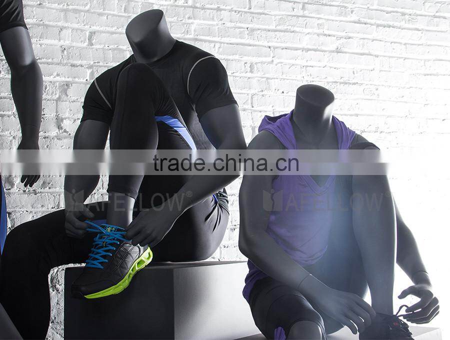 headless sport mannequin for window display