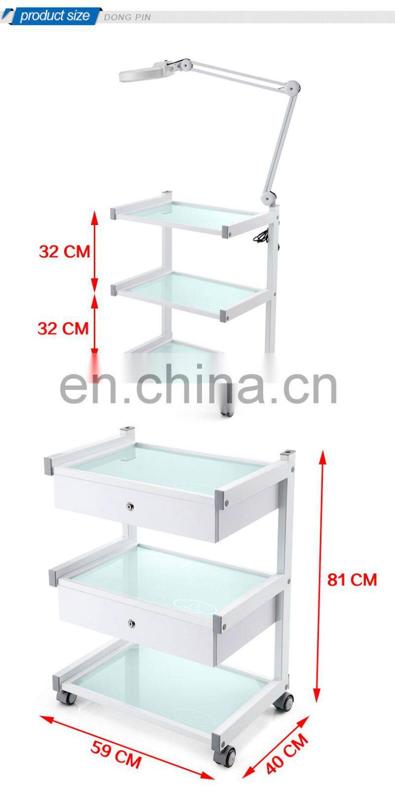 china beauty salon equipment stainless steel kitchen trolley
