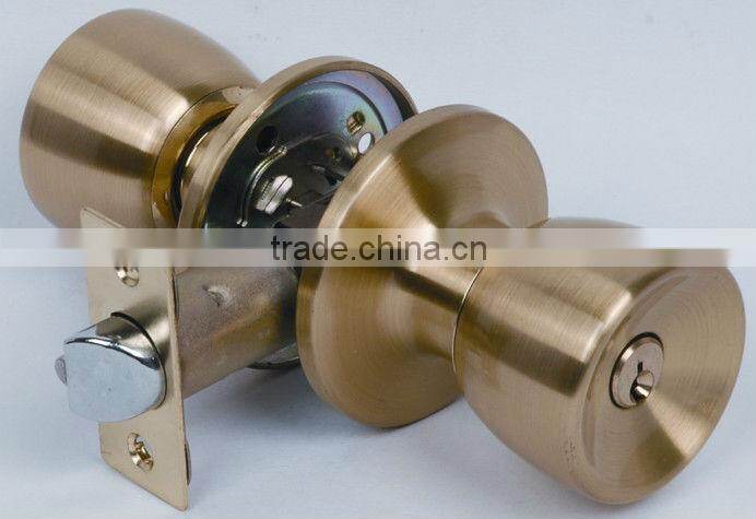 Grade 3 Safe Tubular Brass Entry front door lock