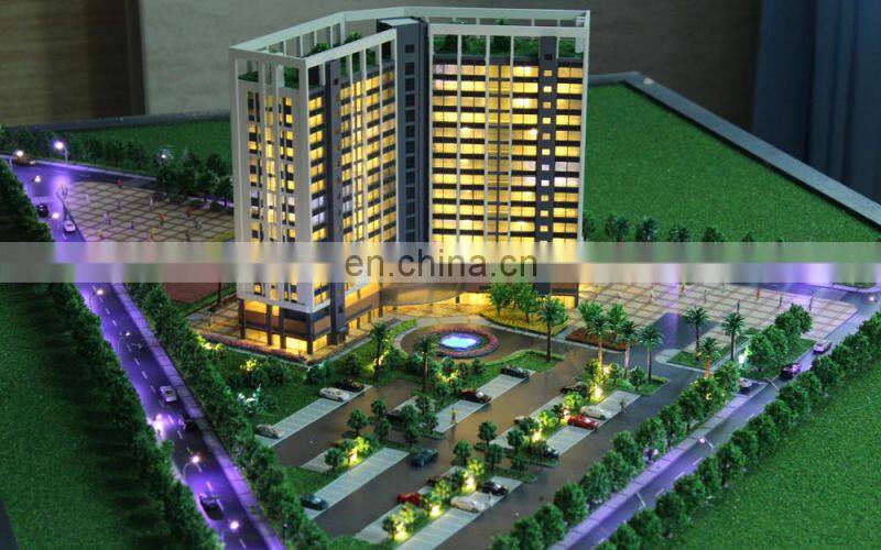 Apartment and office building model maker , 3d miniature model