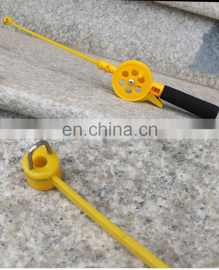 33 cm 50g winter outdoor fishing for children High quality plastic ice fishing rod