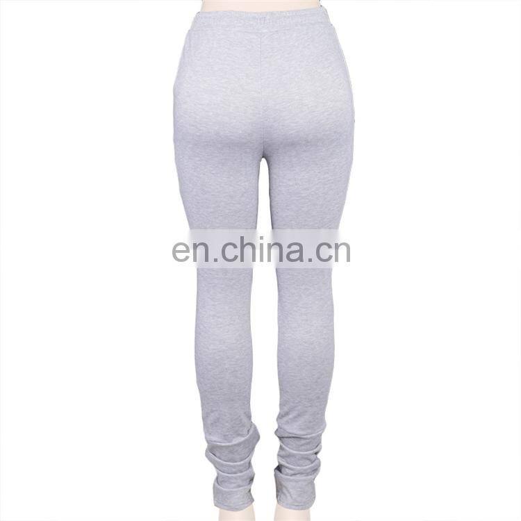 Women Autumn Fall Winter Thicken Fleece Stacked Sweat Women Pants Women Trousers