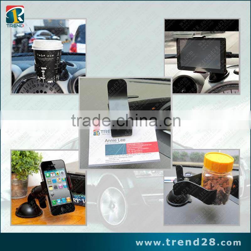 multifunctional plastic car rack for cell phone/tablet