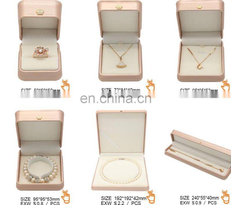 jewelry packaging box portable travel box custom logo long chain box