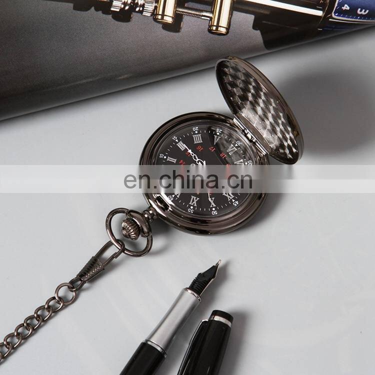GOHUOS mens antique pocket watch man chain wrist Digital Watch For Men