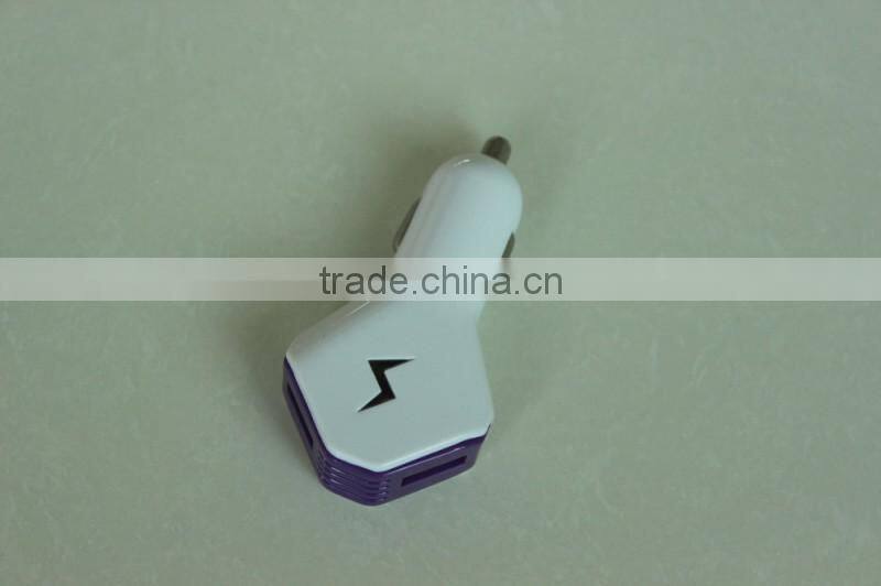 Output 2Amp with dual USB output charge for cell phone mp4 note galary smart phone device