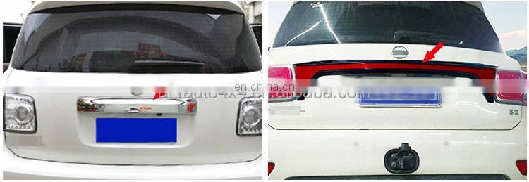 Modify Accessories Trunk Trim Middle Spoiler Car Sticker For Patrol