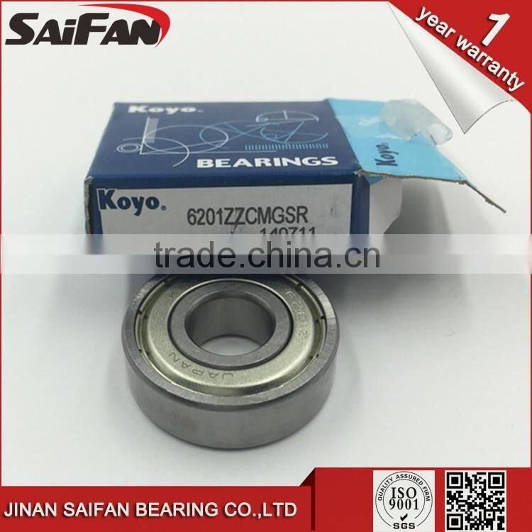 High Precision NSK KOYO Bearing 6201 ZZ KOYO Ball Bearing 6201 2RS Bearing Sizes 12*32*10mm