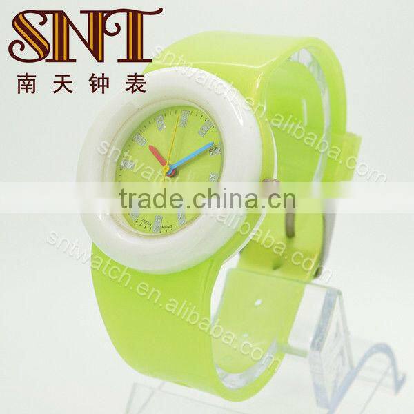 SNT-PL012 design quartz plastic watches with plastic back