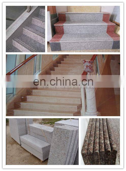 professional granite stair decorations, marble step