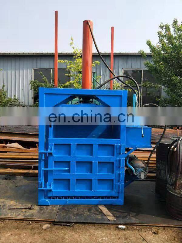 2022 hot sale waste paper baling press machine/plastic bottle baler machine /cotton baling press machine