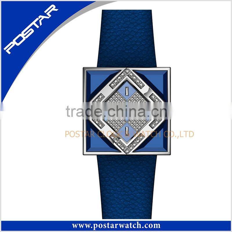 Charm Japan Quartz Movt Stainless Steel Diamond Lady Watch