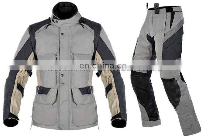 Custom Design Cordura Waterproof Racing Motorcycle Motorbike Suit Jacket & Pant