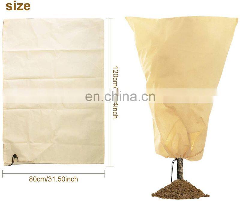 Plant Cover Winter Warm Cover Tree Shrub Plant Protecting Bag Frost Protection for Yard Garden Plants Small Tree