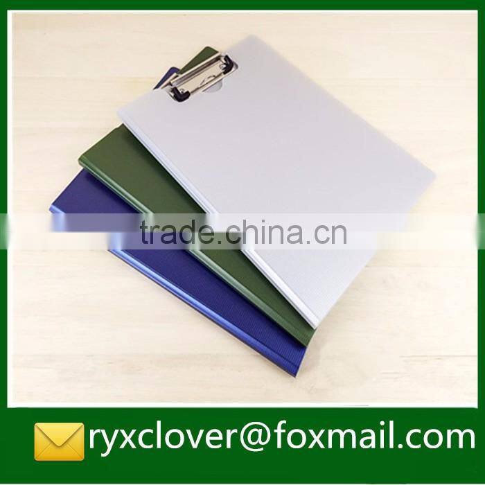 A4 A5 Clear PP plastic writing clipboard made in china