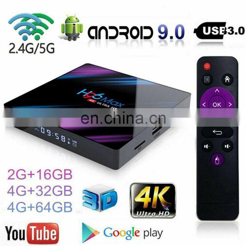 Wholesale Price H96 Max RK3318 Quad Core Android10 Smart 4K TV Box