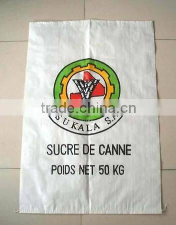 colorful printing pp packing woven bag roll /pp fabric roll /plastic roll cut as bag